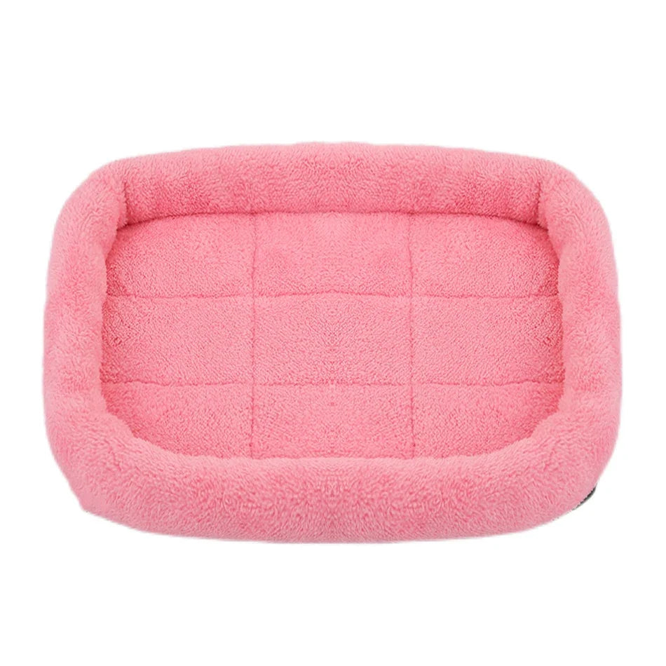 Soft Plush Square Dog Bed Mat Beds for Dogs - MyPetDollar.com