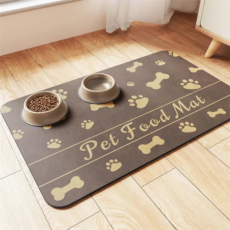 Pet Placemat Dog Food Bowl Mat Drinking - MyPetDollar.com