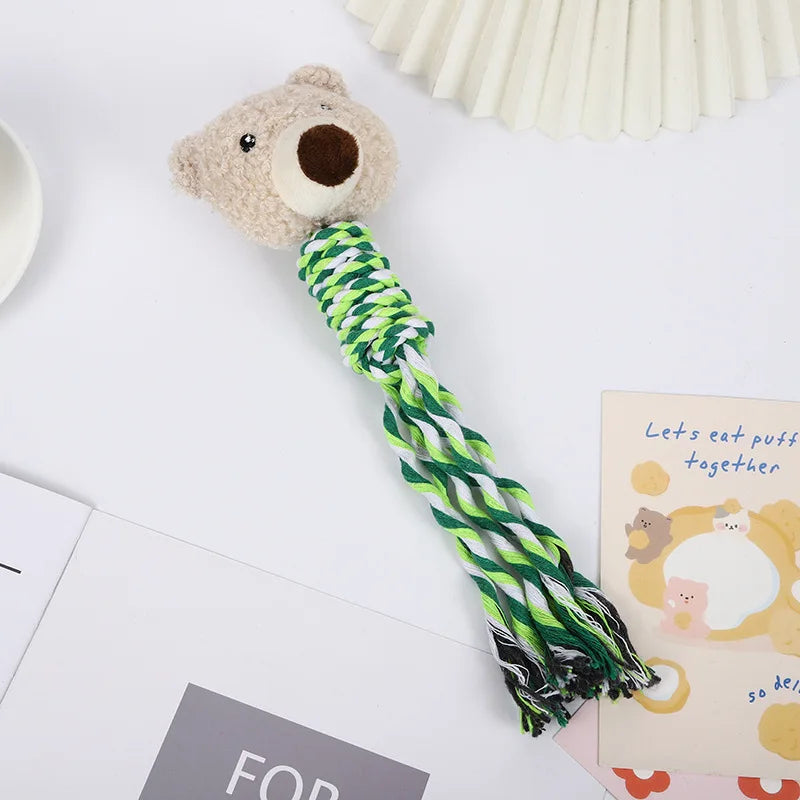 Dog Rope Plaything Bite Resistant Grinding Animal Interactive