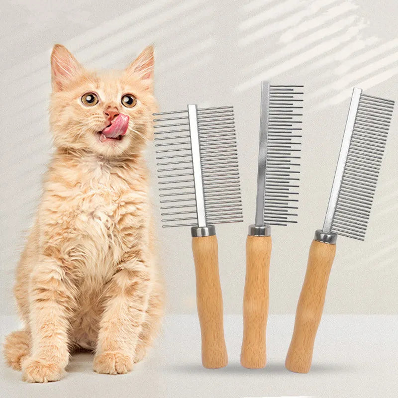 Cat Comb Stainless Steel Cat Brush Dog Hair - MyPetDollar.com