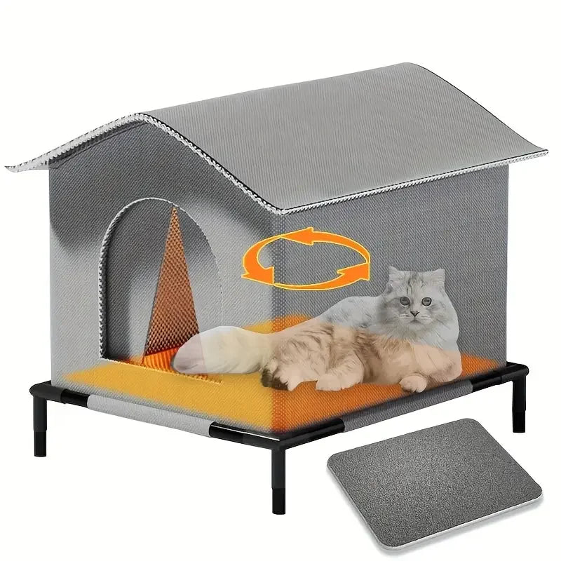 High Quality Oxford Cloth Outdoor Cat House - MyPetDollar.com