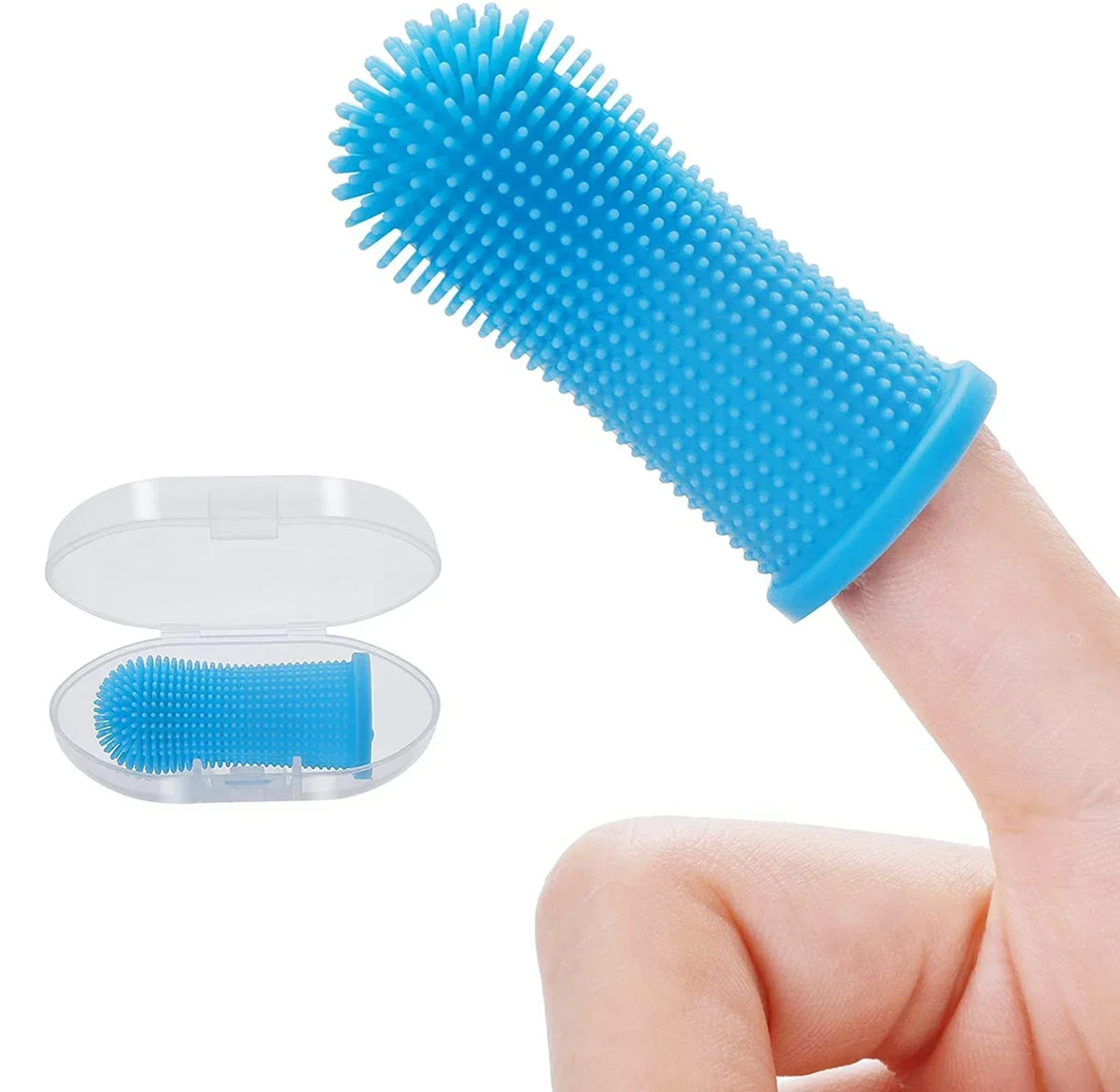 360 Silicone Pet Finger Toothbrush Dog & Cat Oral Care Glove