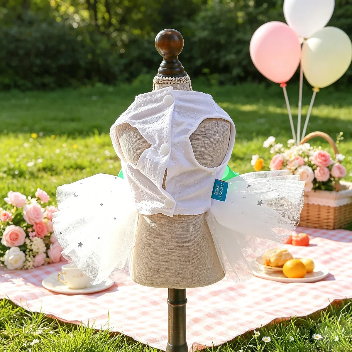 Clover Tutu Pet Dress, St. Patrick's Puppy - MyPetDollar.com