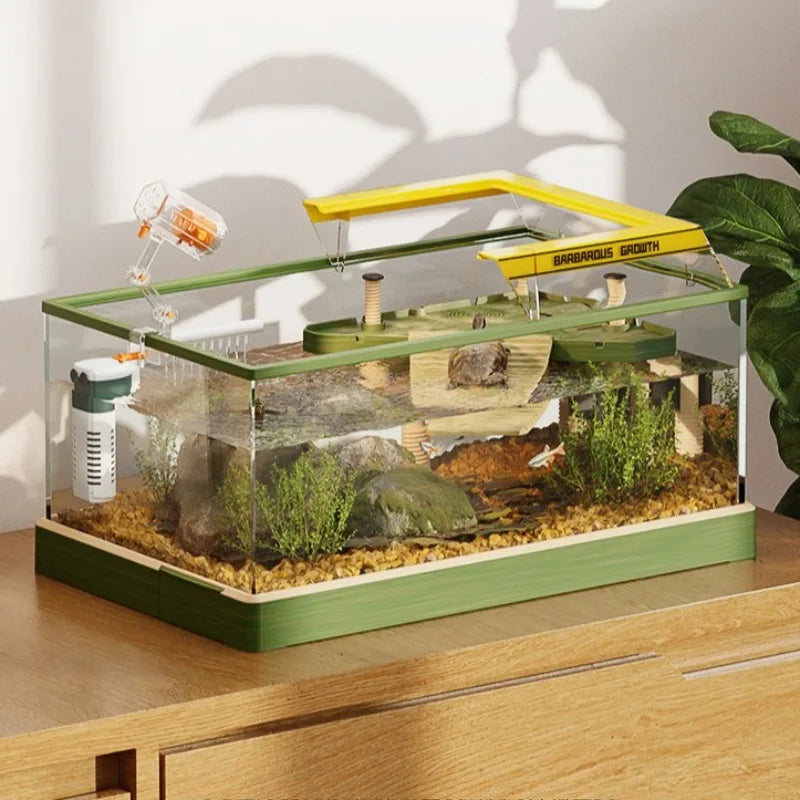 Turtle Terrarium Glass Anti-escape Turtle - MyPetDollar.com