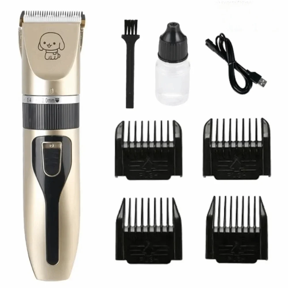 Professional USB Rechargeable Dog Hair Clippers – 6 Colors