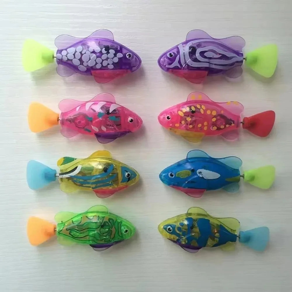 Cat Toy LED Inductive Interactive Swimming Robot Fish – view 4