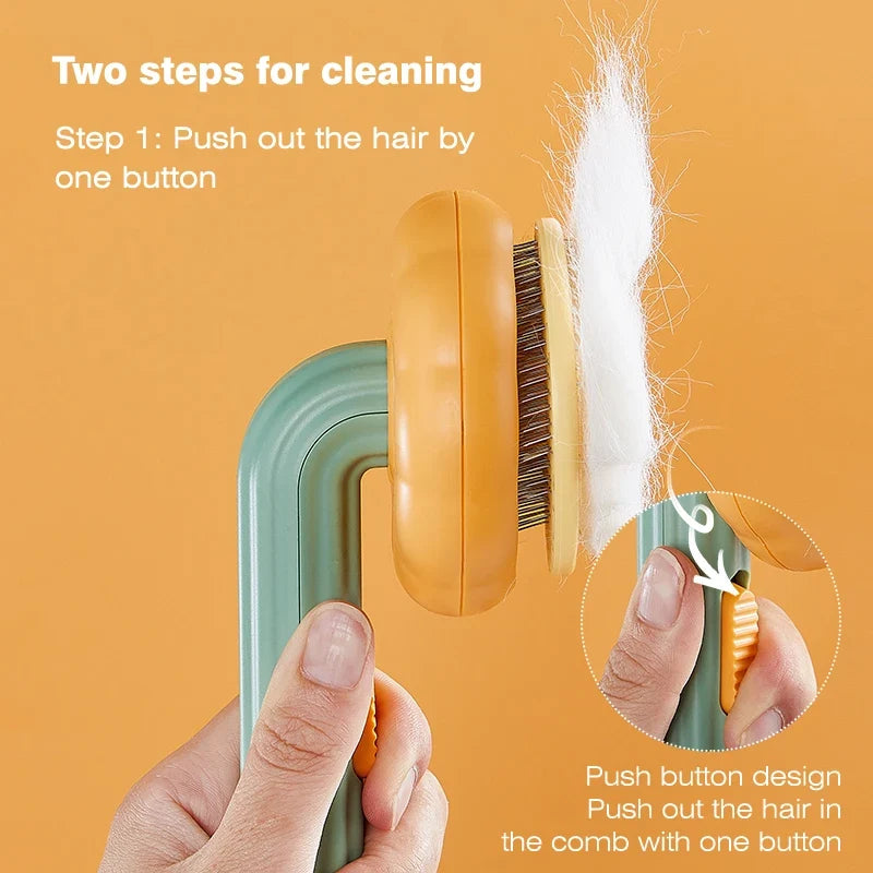 Pumpkin Cat Brush Comb For Pet Grooming - MyPetDollar.com