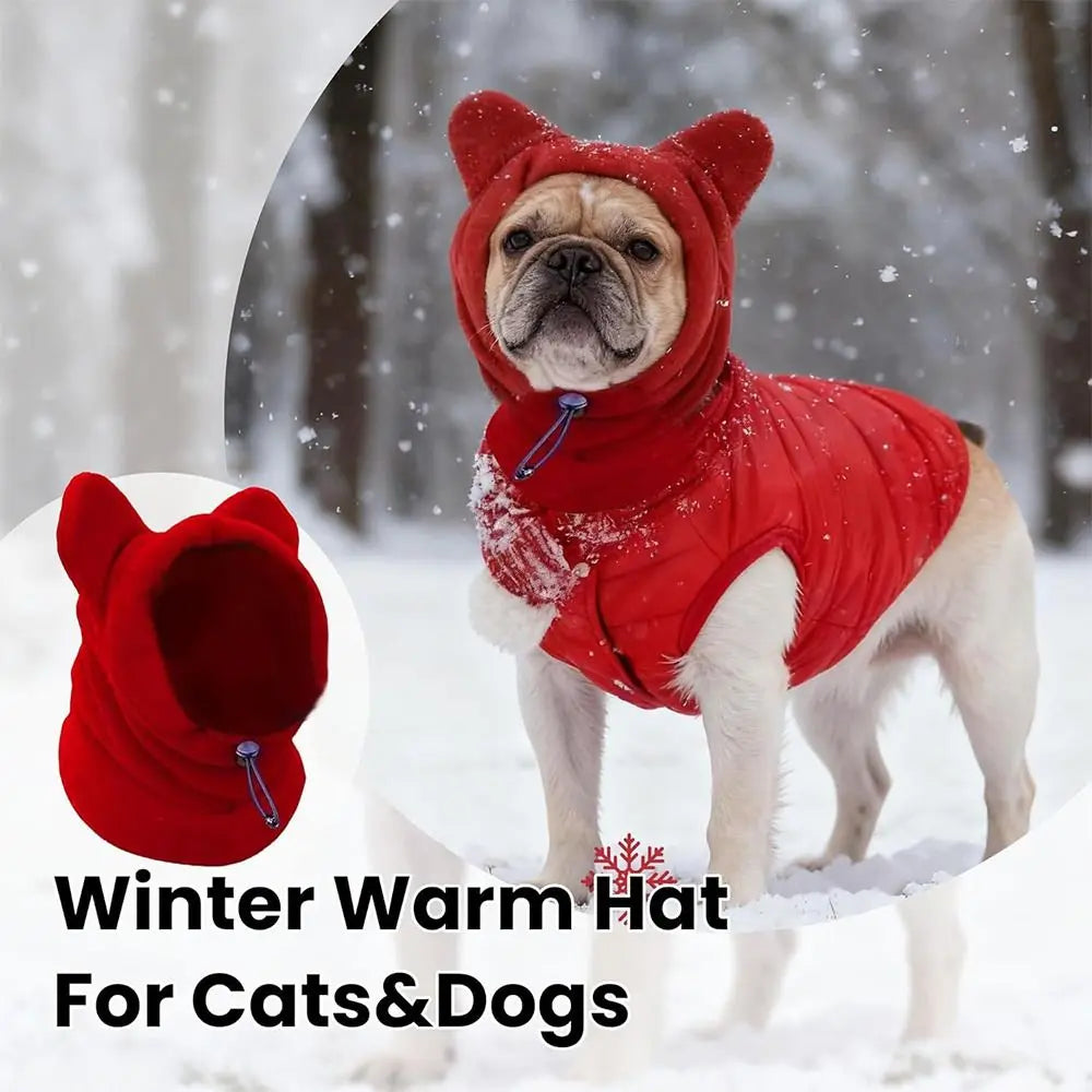 Soft Fleece Dog Fleece Bat Hat Warm Material - MyPetDollar.com