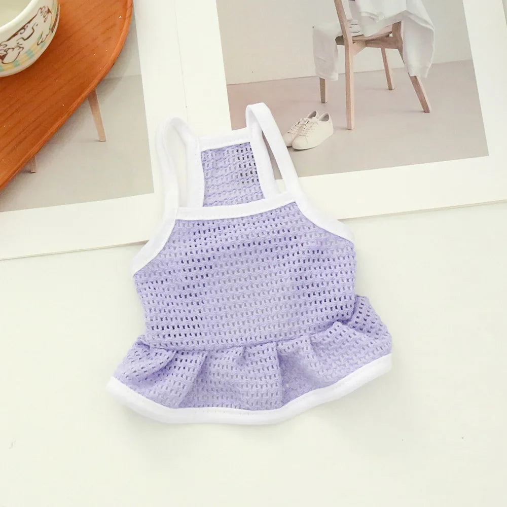 Pet Dress Mesh Breathable Cool Strap Skirt - MyPetDollar.com