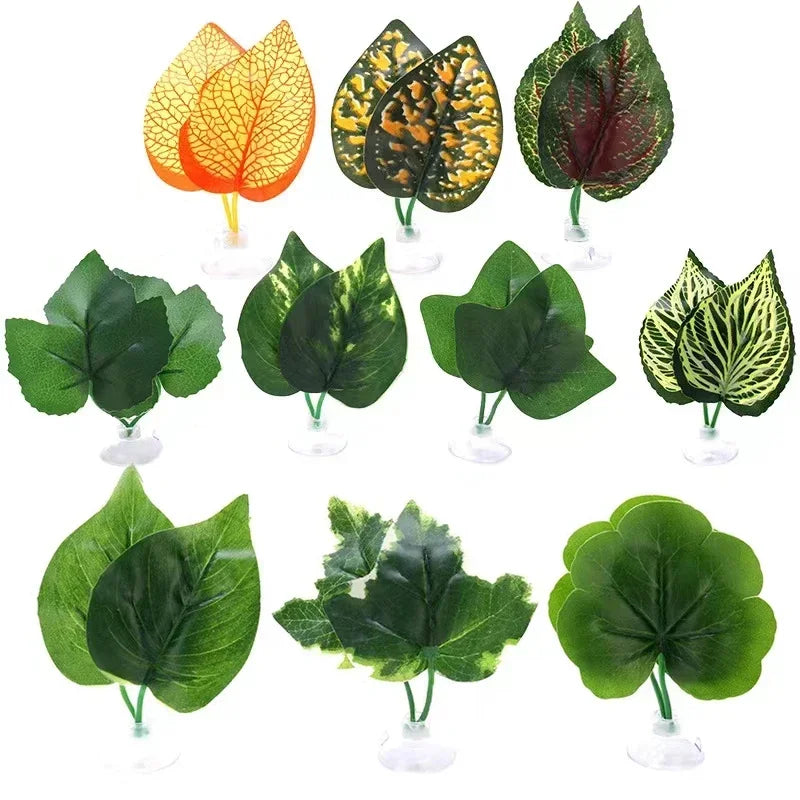 1Pc Artificial Aquarium Leaf Plants - MyPetDollar.com
