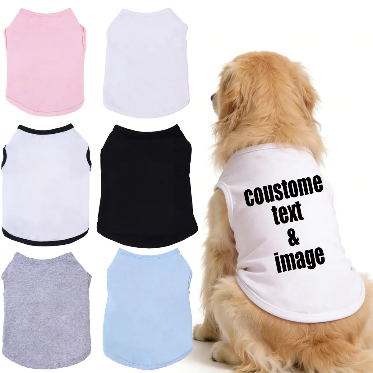 Customized Pet Vests Breathable Summer - MyPetDollar.com