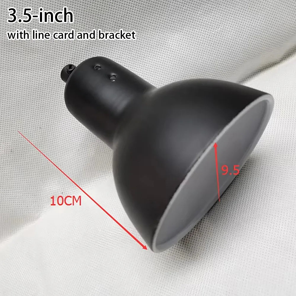 Dome Heating Reptile Light Fixtures Aluminum Black Animals – 2 Colors