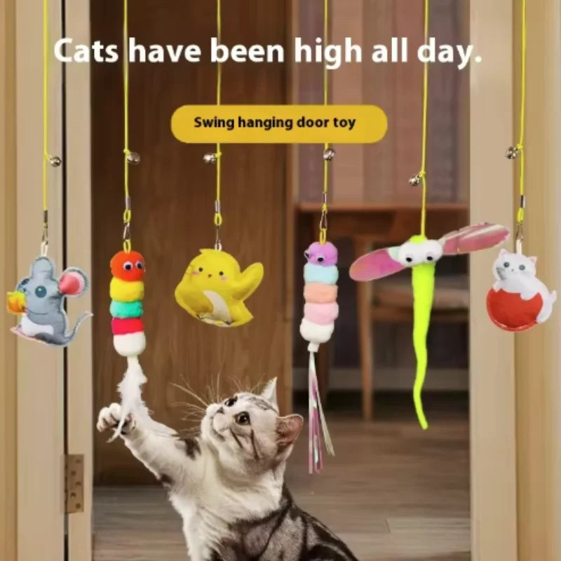 New Cat Hanging Cat Toy Hanging Door Elastic - MyPetDollar.com