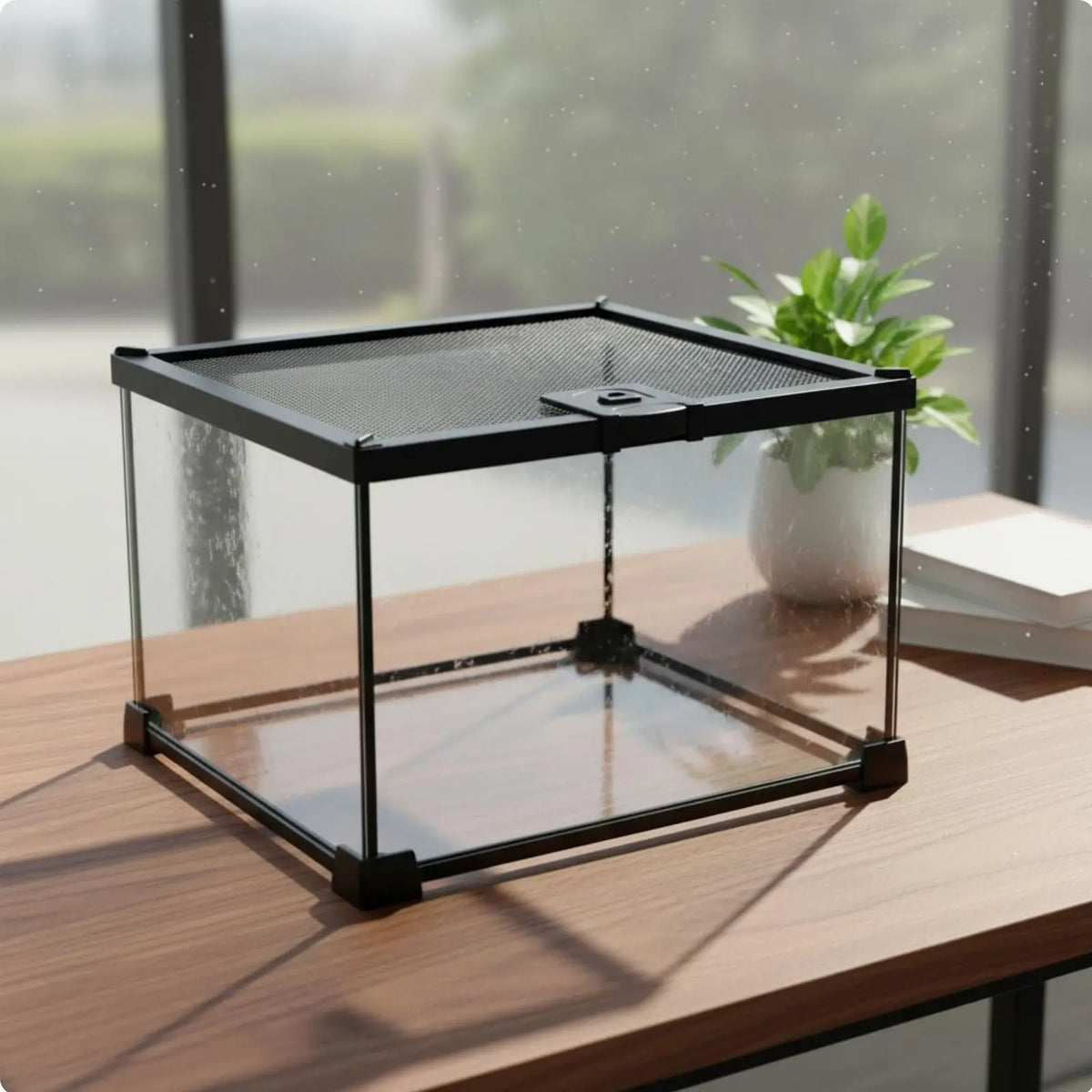 Glass Amphibian Terrarium Anti-Security - MyPetDollar.com