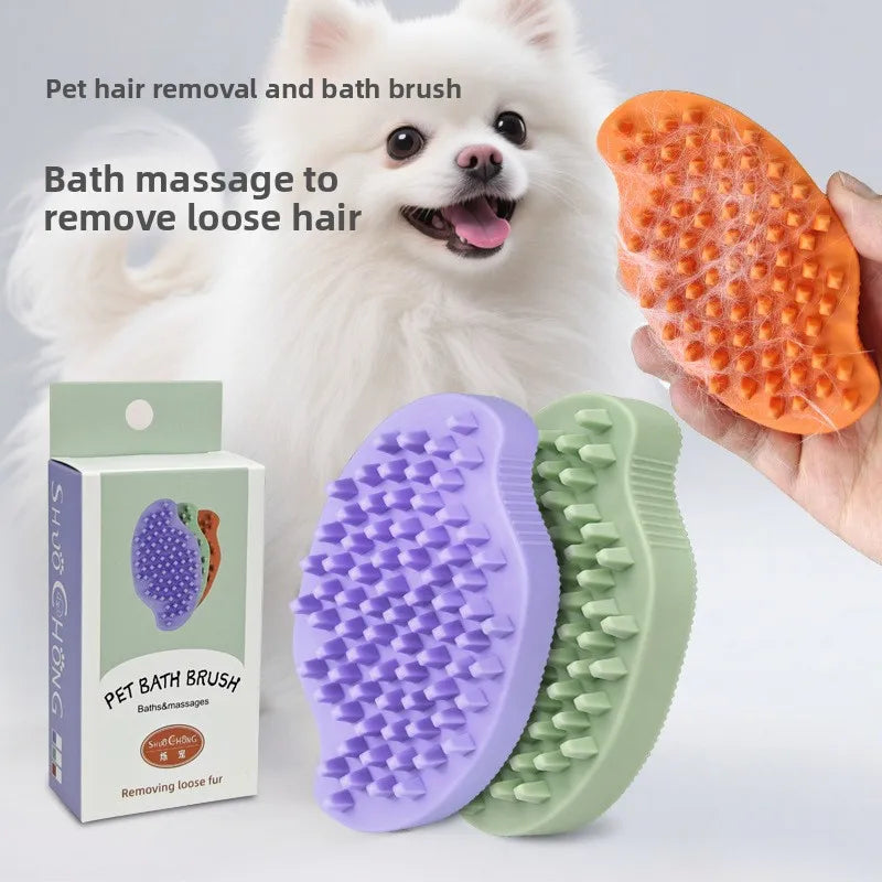 Pet Bath Brush Double Sided Massage Comb - MyPetDollar.com