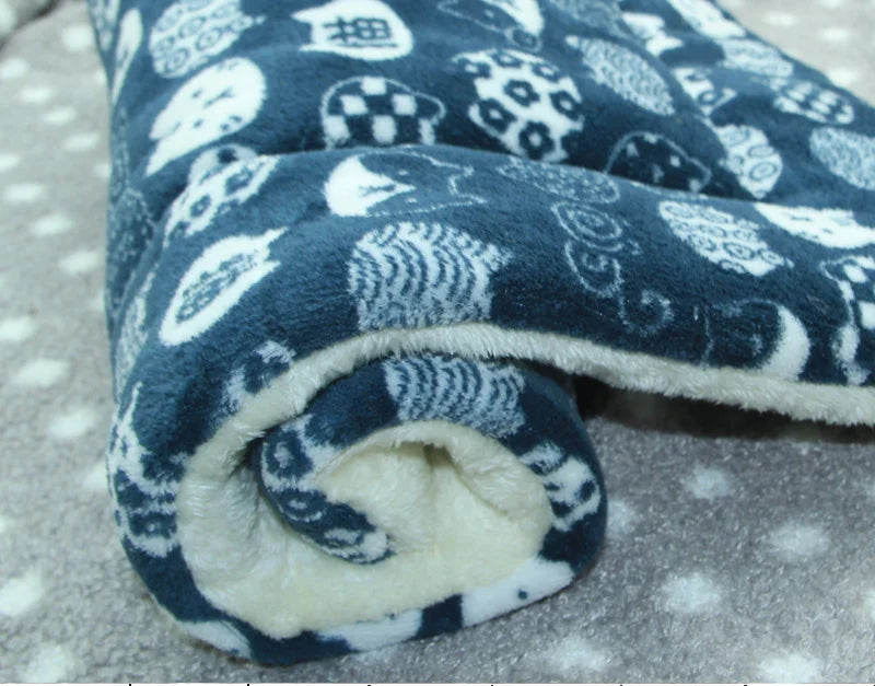 Large Size Flannel Dog Bed Thicken Cat Bed - MyPetDollar.com