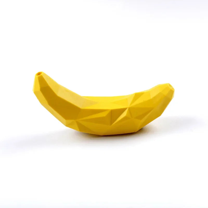 Rubber Dog Ball Chew Dispenser Leakage Food Play Squeaking Pet