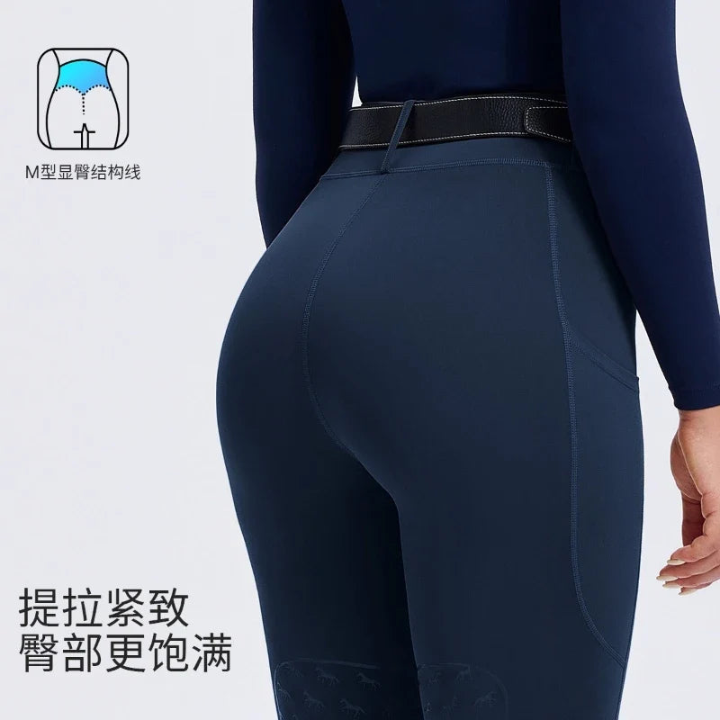 Women Non-slip Horse Riding Pants Knee Patch - MyPetDollar.com
