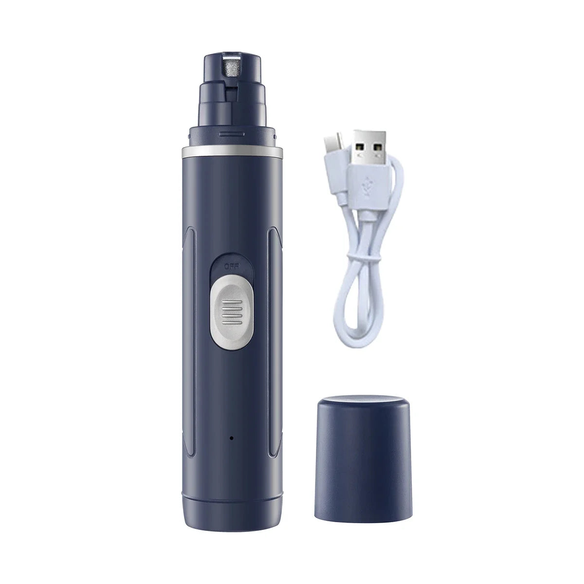 Dog Nail Grinder USB Rechargeable Electric Pet Paws Clipper, Quiet