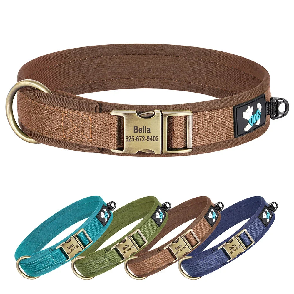 Personalized Nylon Dog Collar Adjustable Dog - MyPetDollar.com