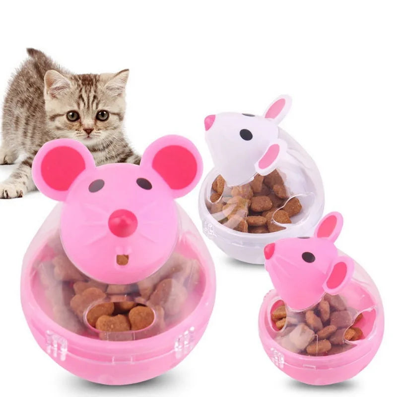 Pet Feeder Cat Toy Mouse Food Rolling - MyPetDollar.com