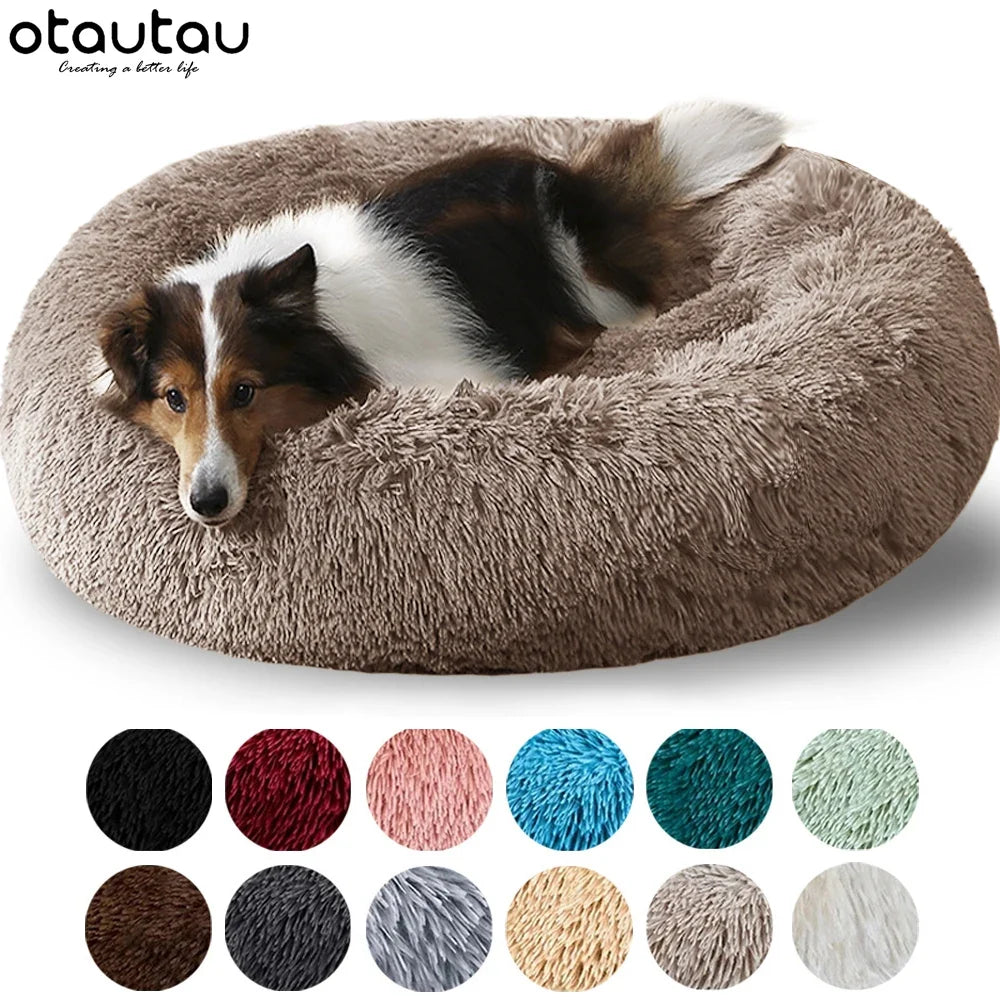 D4ft 120cm Round Dog Bed for Large Dogs - MyPetDollar.com