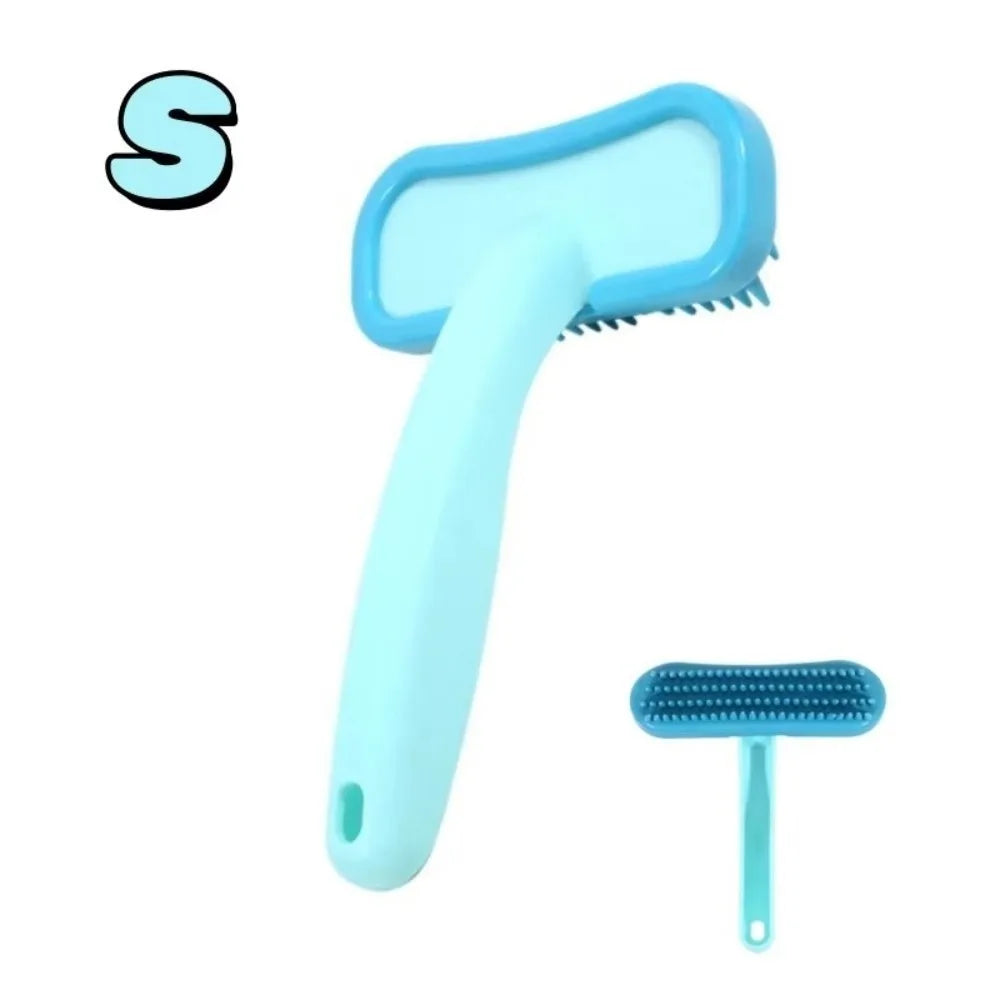 Portable Silicone Rabbit Grooming Comb Guinea Pig Hair Cleaning Cat – 4 Colors