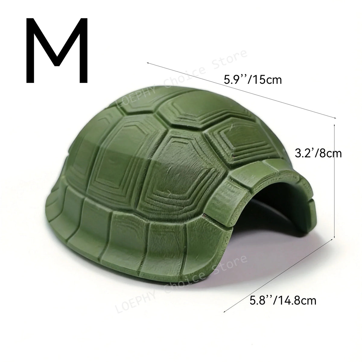 Turtle Shell Style Reptile Cave Hide, Breathable
