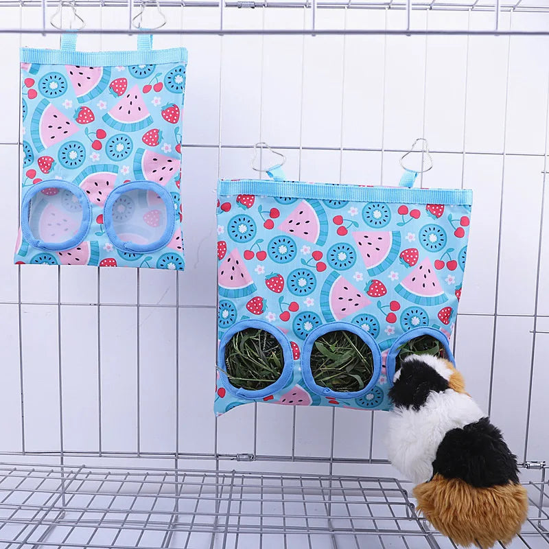 Hanging Dry Grass Feeder Bag for Rabbit, - MyPetDollar.com