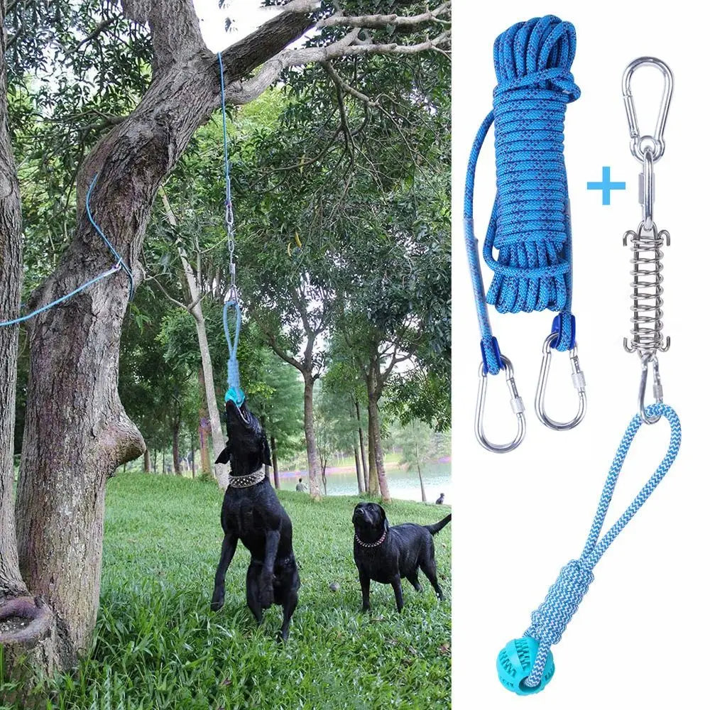 Bite Resistant Dog Spring Pole Toys 5M - MyPetDollar.com
