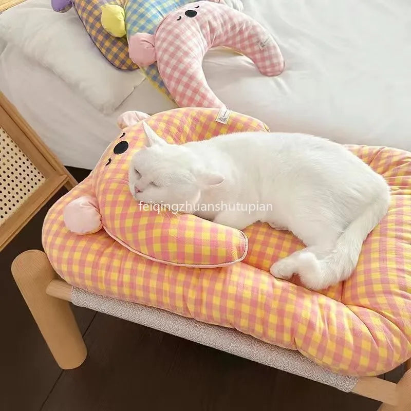 1Pc Warm Padded Cat Kennel Winter Sleeping - MyPetDollar.com