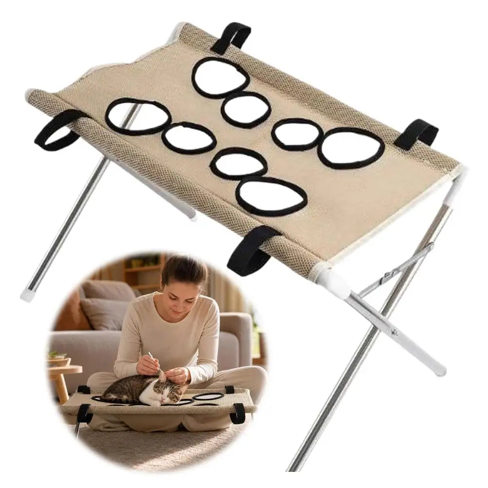 Pet Bathing Hanging Bed Stand Foldable Dog & Cat Grooming Drying