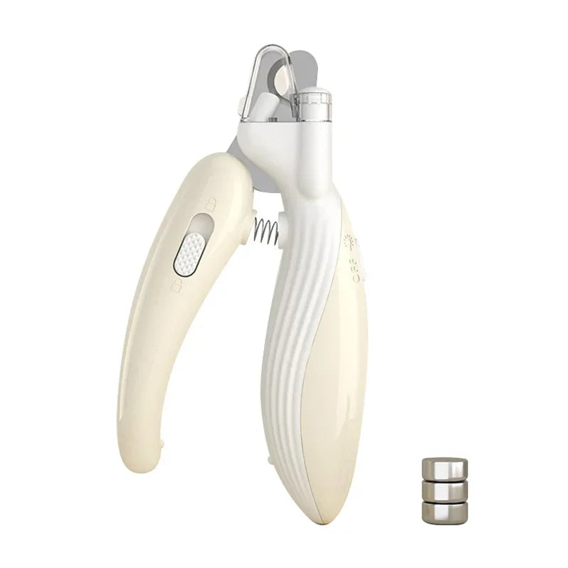 Safe Pet Nail Clippers with LED Light