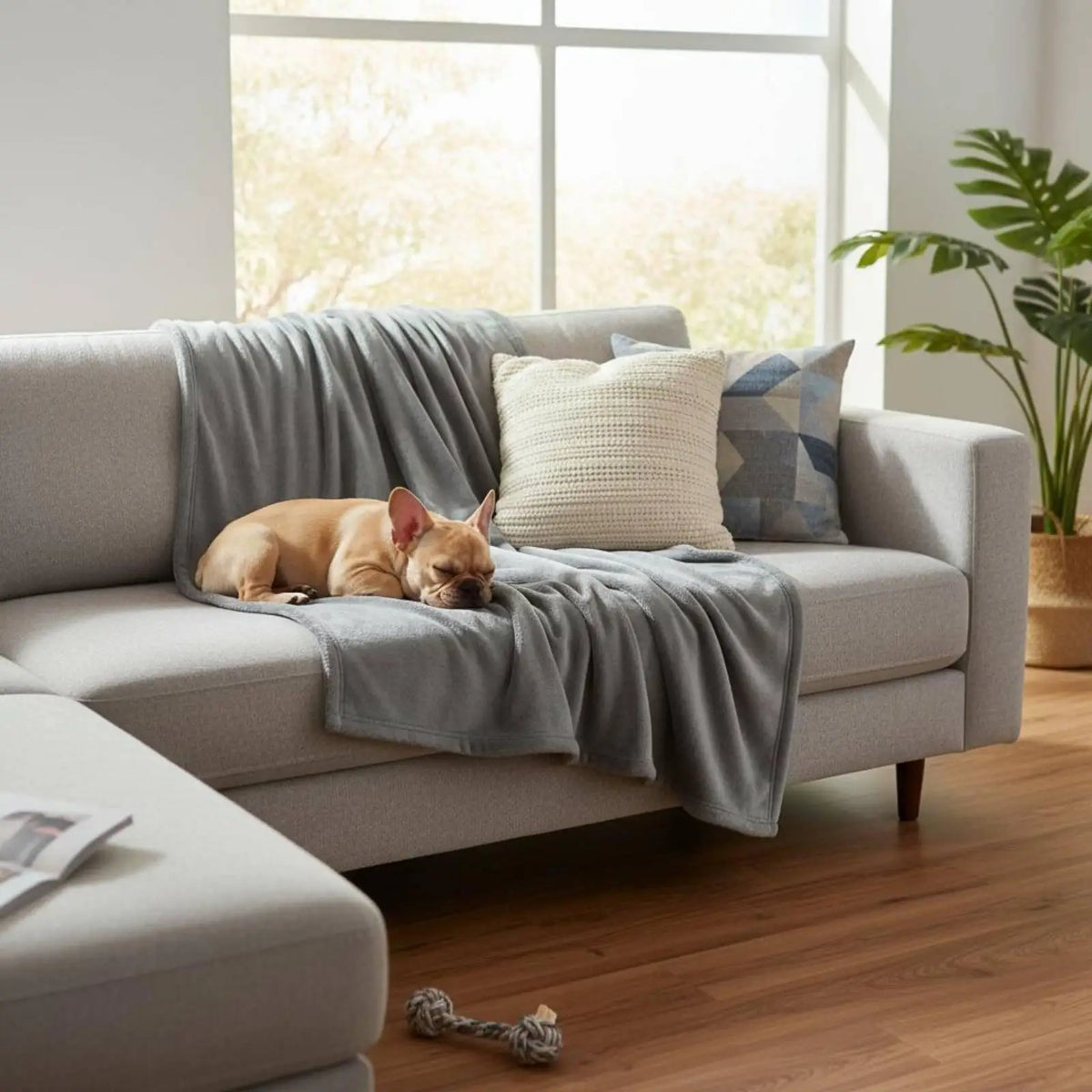 Reversible Waterproof Dog Throw Blanket - MyPetDollar.com