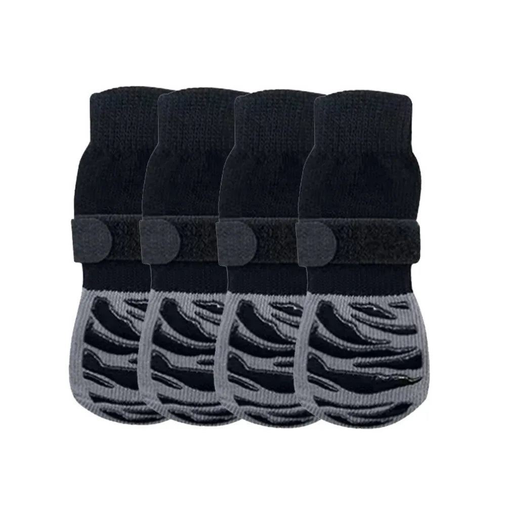 Outdoor Pet Dogs Breathable Socks Black Tie - MyPetDollar.com