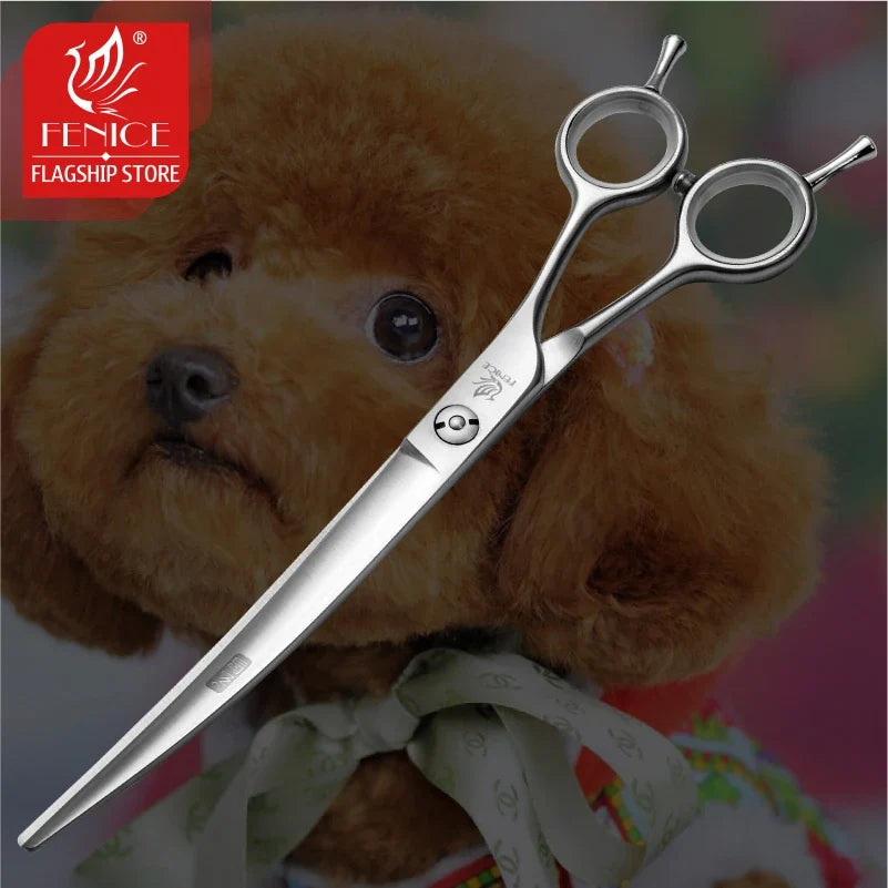 Fenice Professional 7/7.5 Inch Curved Dog - MyPetDollar.com