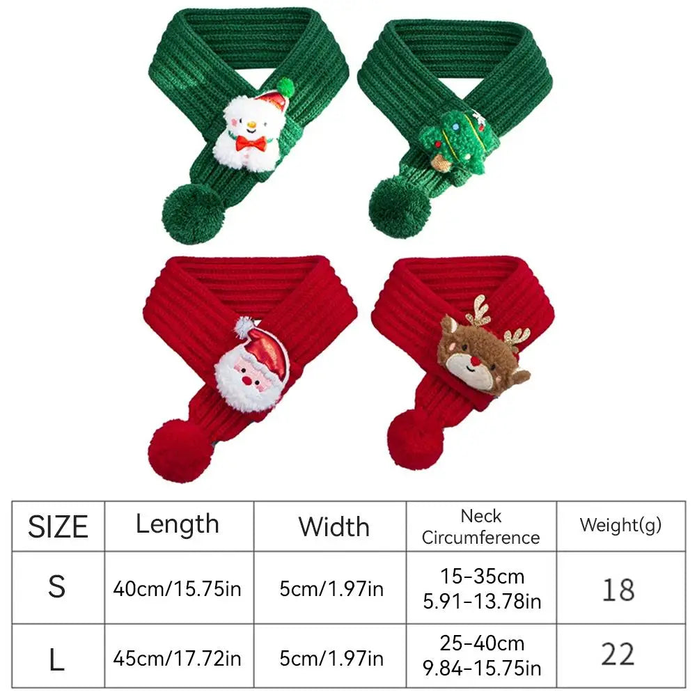 Knitted Pet Scarf Christmas Holiday Dog - MyPetDollar.com