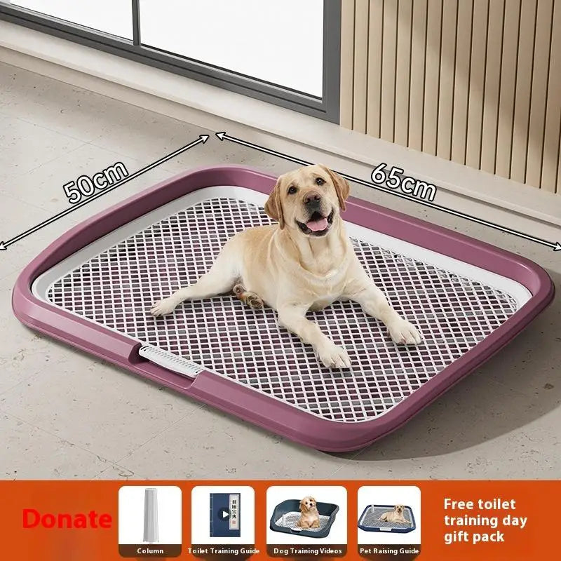 Dog Potty Training Toilet, Plastic Pee Pad