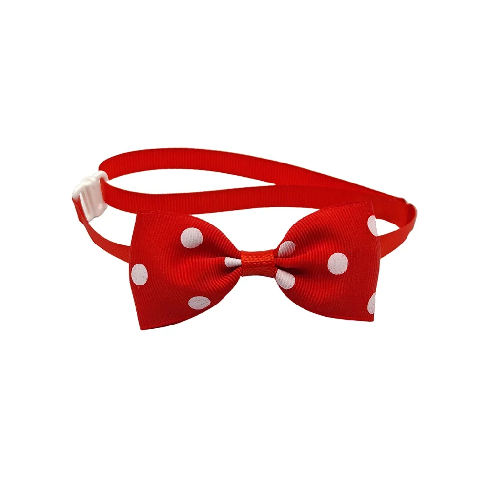 Ribbon Bow Ties for Dogs Adjustable Neck