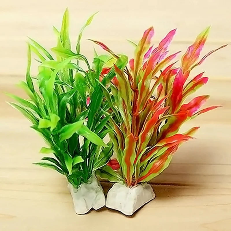 Plastic Non-toxic Simulation Aquatic Grass - MyPetDollar.com