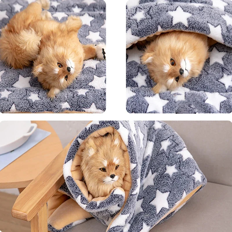 Pet sleeping mat dog bed cat bed soft fur - MyPetDollar.com
