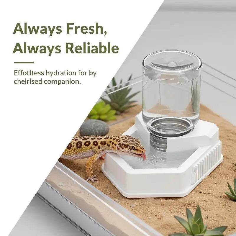 Reptile Auto Hydration Dispenser Bowl - MyPetDollar.com