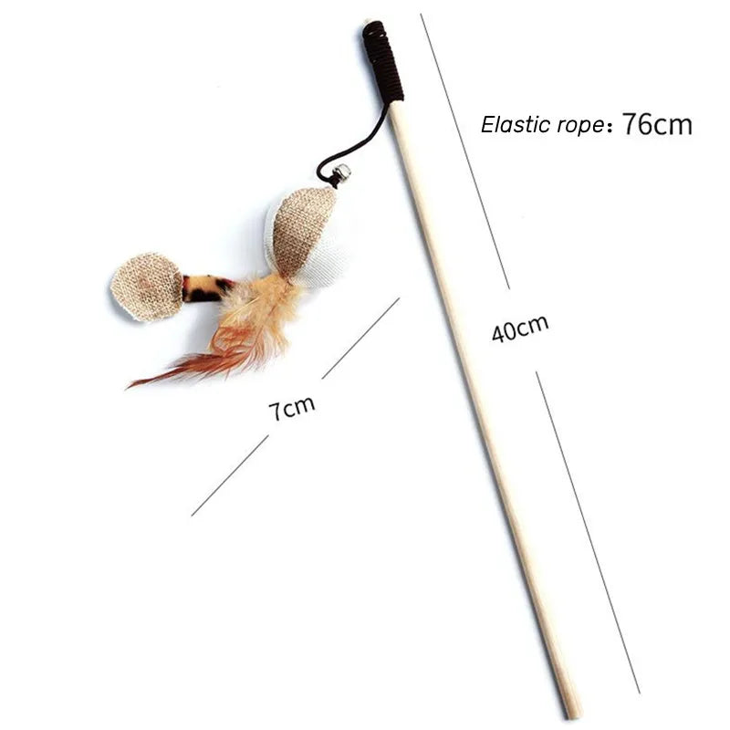 1PC Teaser Feather Toys Kitten Funny - MyPetDollar.com