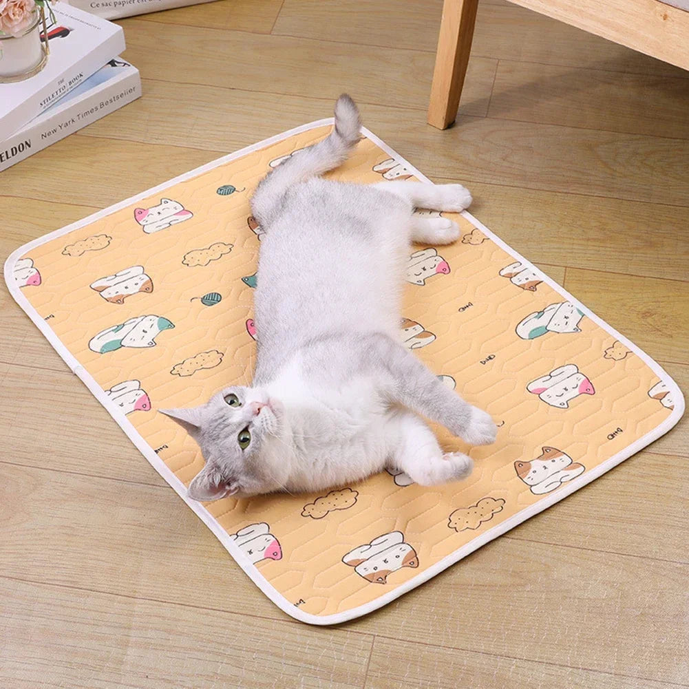 Cat Dog Sleeping Mat Pet Cooling Latex Pad - MyPetDollar.com