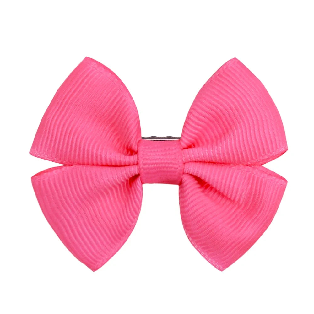 Solid Dog Bows Hair Clips Pet Bowknot Doggly Grooming