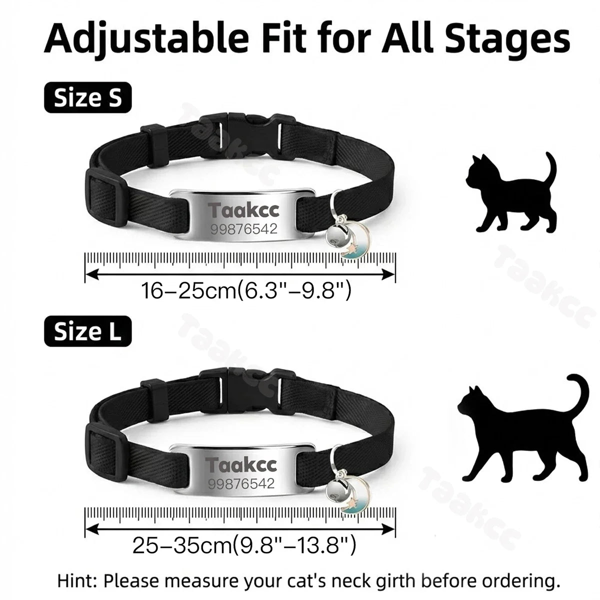 Customized Fashion Elastic Cat Collar Free - MyPetDollar.com
