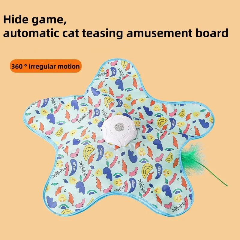 Interactive Type-c Rechargeable Automatic Cat Toy Motion Activated Hide