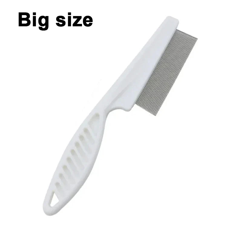 Pet Flea Removal Comb Stainless Steel Dense Teeth Dog & Cat – 3 Colors