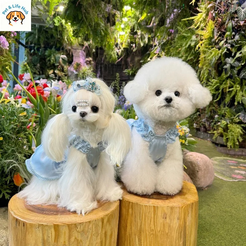 Puff skirt haute couture wedding dress - MyPetDollar.com
