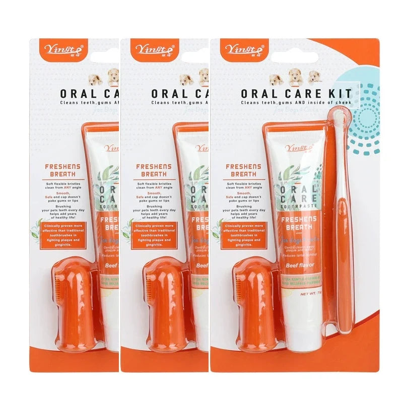 Universal Toothpaste Toothbrush Set Dog Gum - MyPetDollar.com